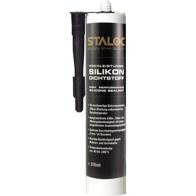Silikon Dichtstoff ölbeständig oxim Dichtmittel schwarz, 300ml - Staloc Image