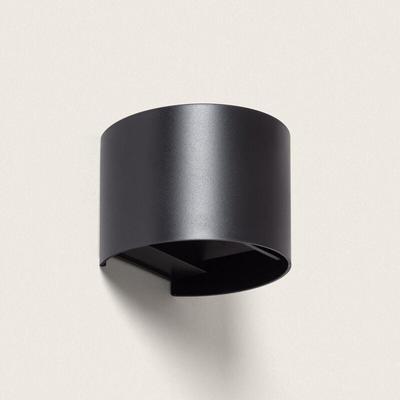 LED-Wandleuchte Außen 6W pc doppelseitige Beleuchtung Loruc Schwarz Image