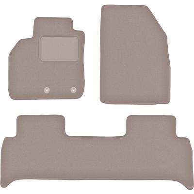 Beige Veloursmatten für: Renault Scenic III Minivan (2009-2016) Image