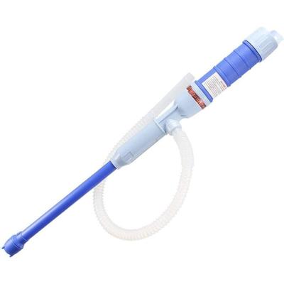 Elektrische Flüssigkeitstransferpumpe, Mehrzweck-Hand-Benzinpumpe mit Silikonring, blau - Sollbry