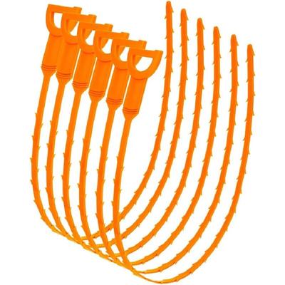 KZQ - 6 Stück Rohrreinigungsspiralen 51cm lang. Idealer Rohrreiniger für die umweltfreundliche Image