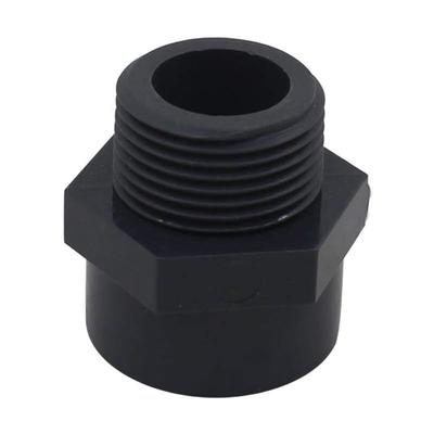 PVC-Außengewindeende, 50 mm, Schwimmbad-Schraubende, PVC-Mischverbindung, PVC-Gewindehülse, DN40, 2 Image