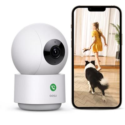 Aosu - 2K Überwachungskamera Innen, 5G/2.4GHz wlan Kamera Indoor mit Nachtsicht, 360° Image