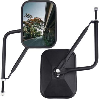 Auto-Rückspiegel, Seitenspiegel, quadratische Türspiegel für Jeep Wrangler CJ YJ TJ JK JL Rubicon