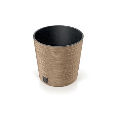 Prosperplast - Blumentopf furu Round Eco Wood Natur 25 cm Image
