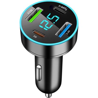 Ersandy - Ports USB-Zigarettenanzünder-Autoladegerät, 30 w schnelles Image