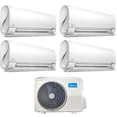 Quadri Split Inverter Klimageräte Serie BreezeleSS+ 9+9+12+12 mit M4O-36FN8-Q R-32 Wi-Fi Integrated