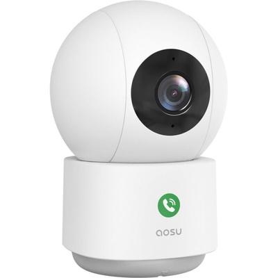 Aosu - 4MP Überwachungskamera Innen wlan Kamera, 360 ° Bewegungsverfolgung, Homekit Kamera mit Image