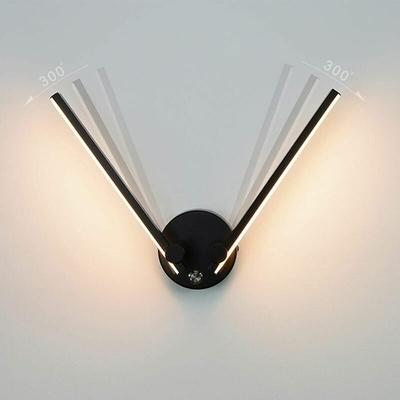 Badezimmer-Wandleuchte mit Schalter, 2-flammig, 12 w, led für Badezimmerspiegel 73 cm, doppeltes Image