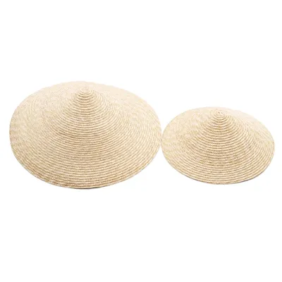 Oriental Chinesische Vietnamesisch Kegel Hut Garten Weizen Stroh Hut KINDER KINDER Image