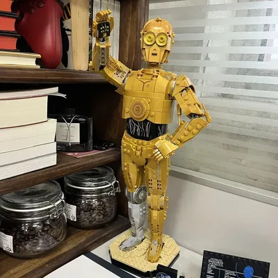 Moc 1140 stücke C-3PO Star Battle Droid Figur Action Modell Bausteine Ziegel Diy Montage Bildung Image