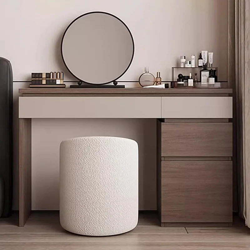Holz Regal Schminktisch Moderne Ecke Studie Nachttisch Schminktisch Organizer Make-Up Schönheit Vestidores Lounge Suite Möbel