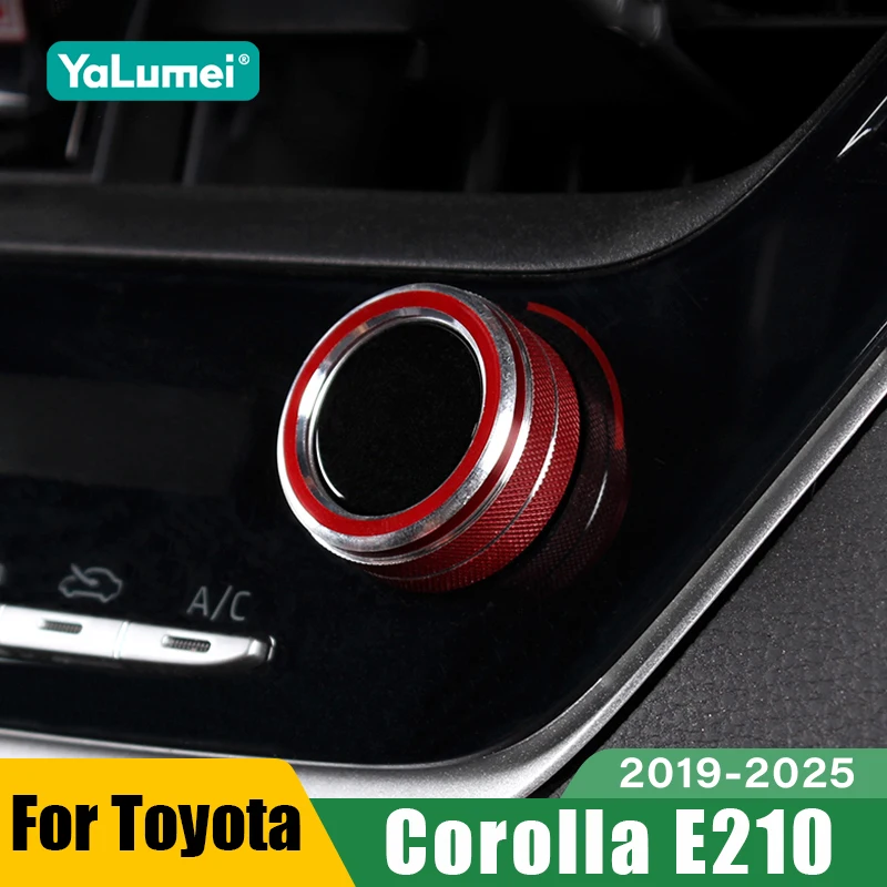 Für Toyota Corolla E210 2019 2020 2021 2022 2023 2024 2025 Hybrid Auto Klimaanlage Knöpfe Control Taste Abdeckung Zubehör Image