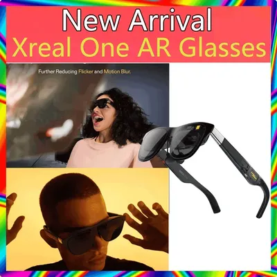Xreal One AR Smart Glasses 3840 x 1080 Native 3DoF X1 Chip 50 ° FOV Ultra Large Viewing Angle Non Image