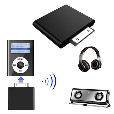 30 Pin Bluetooth Audio Transmitter for IPod Classic IPod Nano Touch Wireless Stereo Audio Adapter