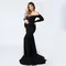 Pregnancy Dress Photography Off Shoulder Slim Elegant Maternity Clothes Floor Length Formal Gown