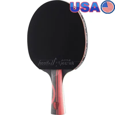 Infinity Edge Table Tennis Paddle Carbon Pro Technology ITTF Regulation Performance Flared Grip