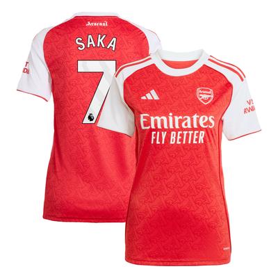 FC Arsenal 2025-26 adidas Heimtrikot - Damen mit Aufdruck Saka 7 Image
