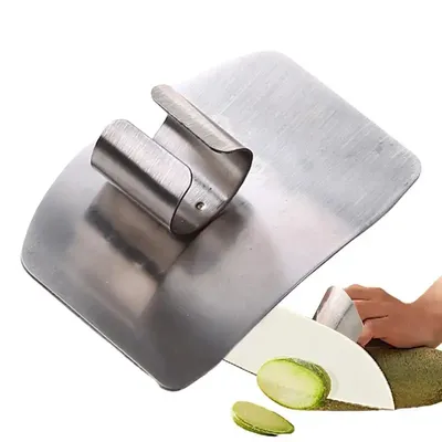 1pcs Stainless Steel Finger Guard Cutting Shiel Adjustable Vegetable Cutting Thumb Guard Finger