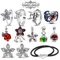Pendentif fleur en argent regardé 2025 pour femme, convient pour bracelet original, cadeau de bijoux