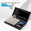 Bilancia per gioielli per bilancia digitale in argento Sterling dorato grammo bilancia elettronica 100g/200g/300g/500g X 0.01g/0.1g Mini tasca