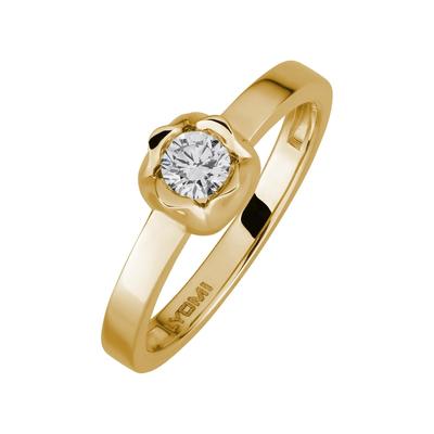 Lyomi Ring 585/- Gold Diamant weiß 0,25ct. 056 (17,8) Damen Image