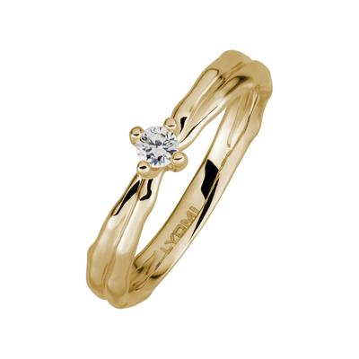 Lyomi Ring 585/- Gold Diamant weiß 0,10ct. 056 (17,8) Damen Image