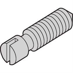 SCHROFF Stiftschraube - NTS STIFTSCHRAUBE M3X8 100ST Image