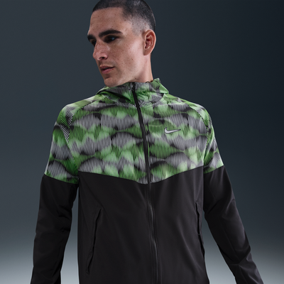 Nike Miler Men's Running Jacket - Black - Polyester/Elastane
