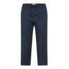 Culotte RAPHAELA BY BRAX "Style PHILIPPA CAPRI", Damen, Gr. 48, Normalgrößen, blau (navy), 61% Leinen, 18% Viskose, 18% Baumwolle, 3% Elasthan, Hosen
