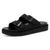Pantolette MARCO TOZZI, Damen, Gr. 41, schwarz, Textil, modisch, Schuhe, Plateau, Sommerschuh, Schlupfschuh mit glänzenden Schmucksteinen