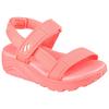 Sandale SKECHERS "UNO LITE SANDAL", Kinder, Gr. 30, orange (koralle), Textil, sportlich, Schuhe, leichte Sandale mit Klettverschluss, Größenschablone zum Download