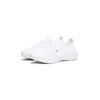 Slip-On Sneaker TOMMY HILFIGER "TH KNIT RUNNER", Damen, Gr. 37, weiß, Textil, unifarben, sportlich, Schuhe, Freizeitschuh, Halbschuh, Schnürschuh mit gestickter Logoflag