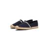Espadrille TOMMY HILFIGER "FRINGE CANVAS CLOSED ESPADRILLE", Damen, Gr. 39, blau (dunkelblau), Textil, sportlich, Schuhe, Halbschuh, Schlupfschuh, Sommerschuh mit ausgefransten Rand