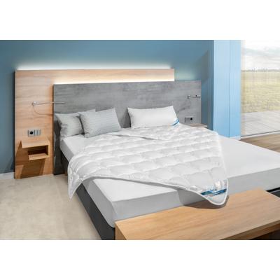 Naturfaserbettdecke BECO "BeCo Tencel", beige (natur), B:155cm L:220cm, Bezug: 55% Lyocell (TENCEL), 45% Baumwolle. Füllung: 100% Lyocell (TENCEL), Bettdecken Image
