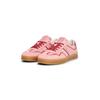 Plateausneaker TOMMY JEANS "THE GREENWICH", Damen, Gr. 41, bunt (rosa, beere), Veloursleder, sportlich, Schuhe, Schnürer, Halbschuh, Freizeitschuh mit Kontrastbesatz