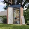 Metal Garden Shed, Sheds and Outdoor Storage, Galvanized Waterproof Strong Reinforced Roof, with