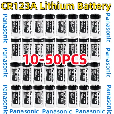 10-50PCS Original Panasonic 123 Lithium 3V Arlo Kamera Batterie CR123A CR17345 DL123A EL123A 123A