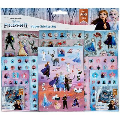 Disney - Frozen Sticker-Set mit 500 Aufklebern Perfekt für Basteln und Verzieren Image