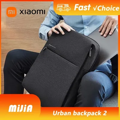 Xiaomi Mijia Rucksack Mi Minimalistischer Urban Life Style Polyester-Rucksack für Schule, Geschäftsreisen, Herrentasche, großes Fassungsvermögen Image
