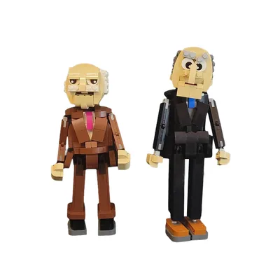 BuildMOC MOC The Muppeteds Show Figures Building Blocks Model Statlers and Waldorfs Bricks DIY Image