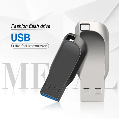 Hochleistungsgeschwindigkeits-USB-Flash-Laufwerke 2.0 128 GB 64 GB Grau Kostenloser Schlüsselanhänger Pen Drive 32 GB Speicher Memory Stick Mini-Werbegeschenk Image
