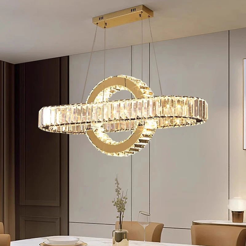 Modernes Dekor, LED-Leuchten, Ringe, Pendelleuchte, Lampen für Wohnzimmer, LED-Kronleuchter für Esszimmer, Hängeleuchte, Innenbeleuchtung