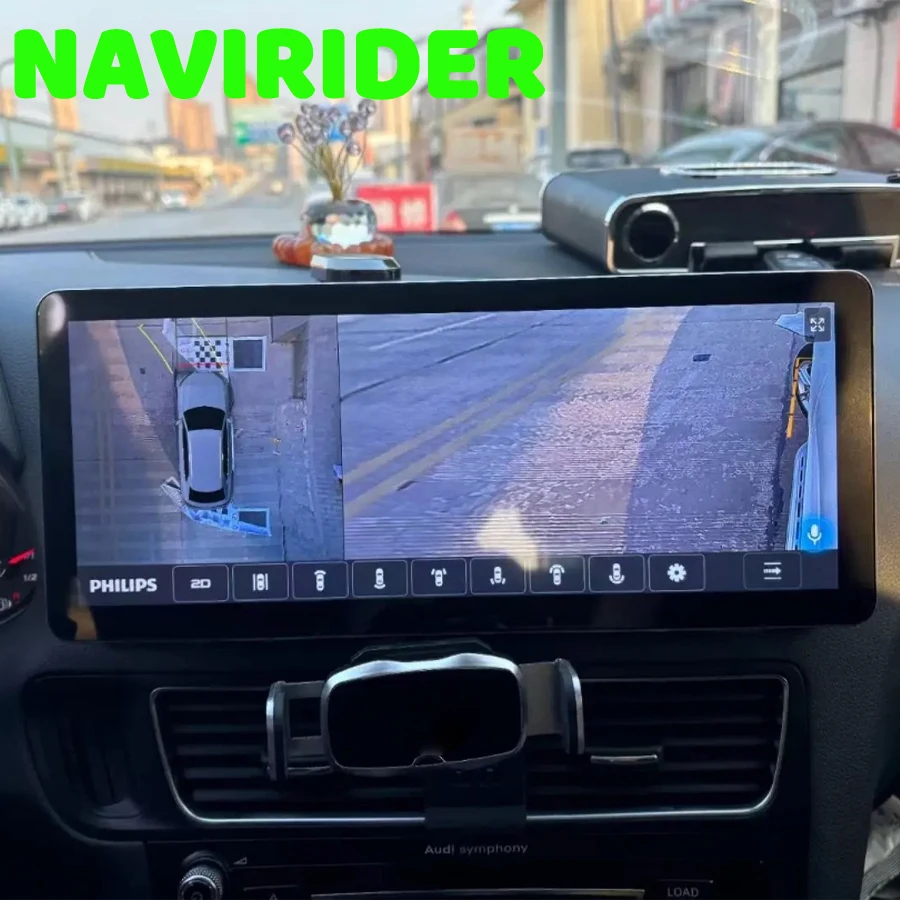 Für Audi Q5 2010-2018 Drahtlose CarPlay Android13 Auto Multimedia Stereo GPS Navi Radio Player 4G Bluetooth 12,3 zoll Touchscreen Image