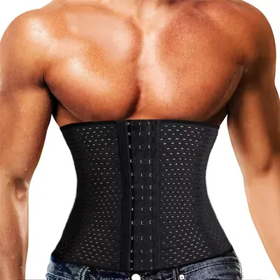 Taille Trainer Shaper Korsett Für Männer Bauch Reduzierer Abnehmen Gürtel Shapewear Hohe Kompression Modellierung Gurt Workout Gürtel Faja Image
