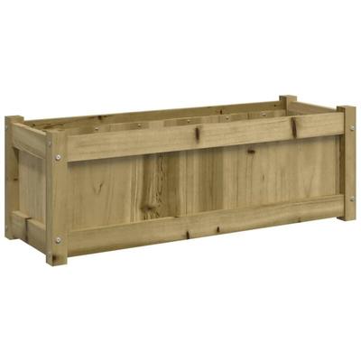 Pflanzkübel 90x31x31 cm Kiefernholz Imprägniert Vidaxl Image