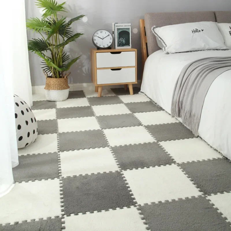 Eva Foam Puzzle Teppich Weiche Plüsch Kinder Matte Baby Spielzeug Baby Spielen Matte Im Kinderzimmer Warm Halten Playmat spiel Matten Teppich NEUE