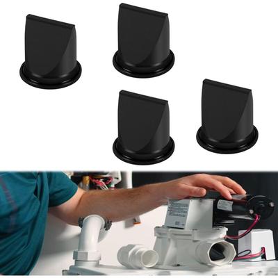 4er-Pack 1,5-Zoll-DB-Ventil, schwarz, Ersatz für Dometic 385310076 – passend für Image