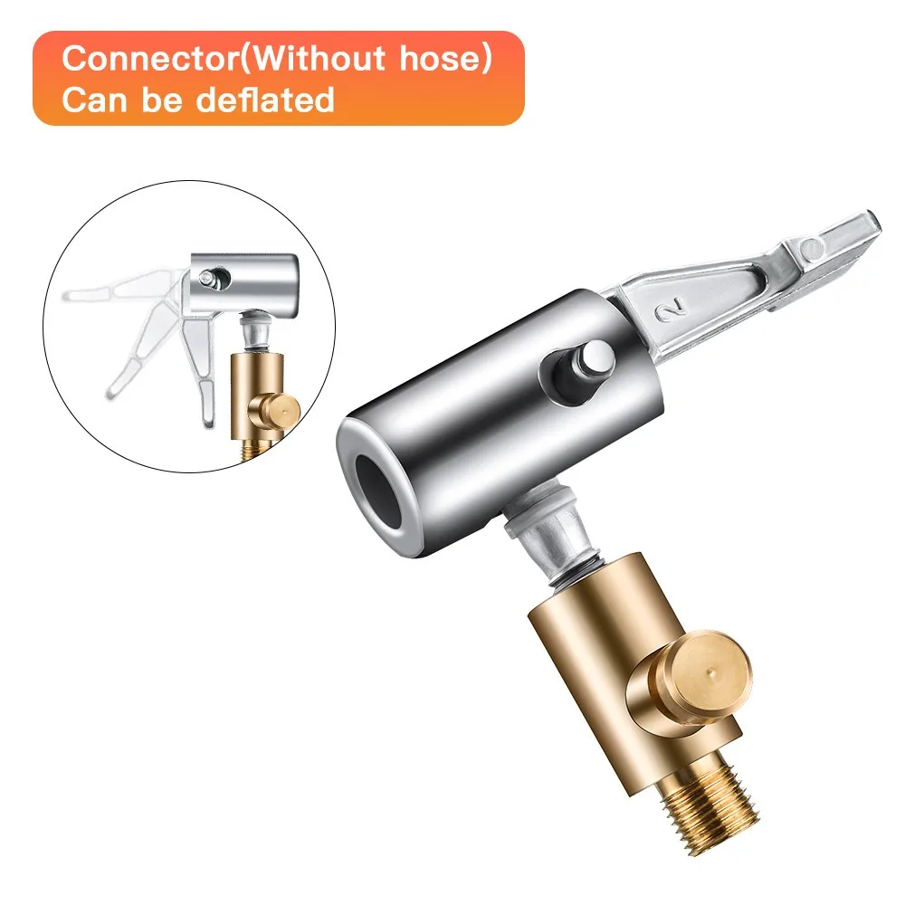 Portable inflatable pump connector, quick deflation, Mi Home inflatable pump connector accessories, threaded nozzle adapter Image