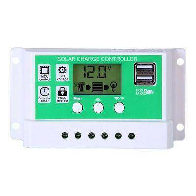 Ahlsen - 30A Laderegler Regler Solarpanel für 12V/24V Blei-Säure-/Lithium-Batterie Intelligenter Image
